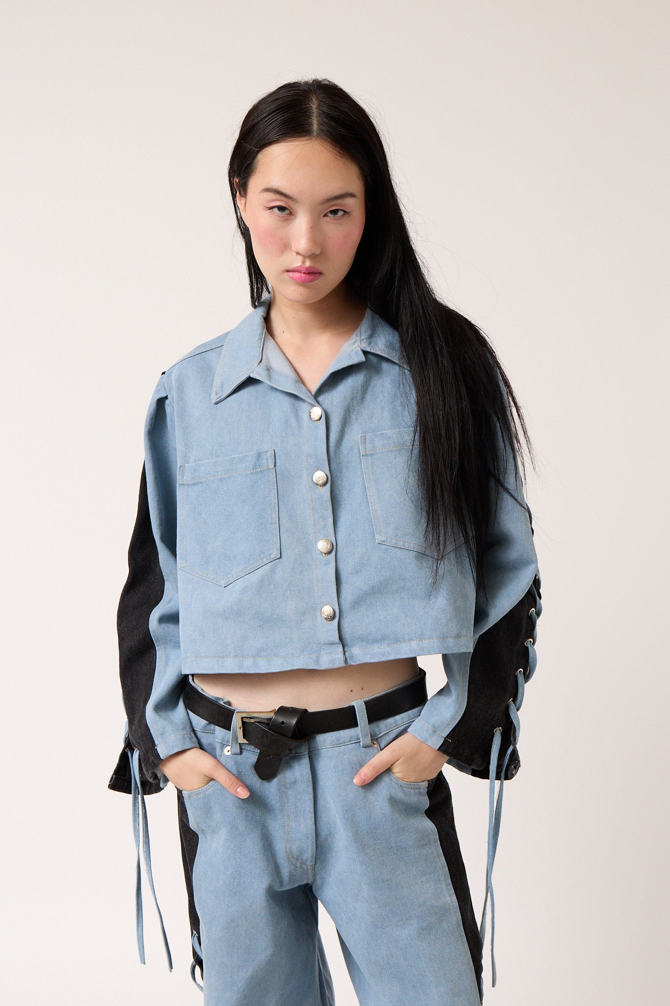 Denim Bicolor Jacket