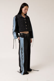 Denim Bicolor Jacket