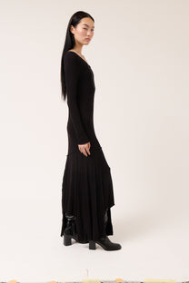 Asymmetric Knit Dress