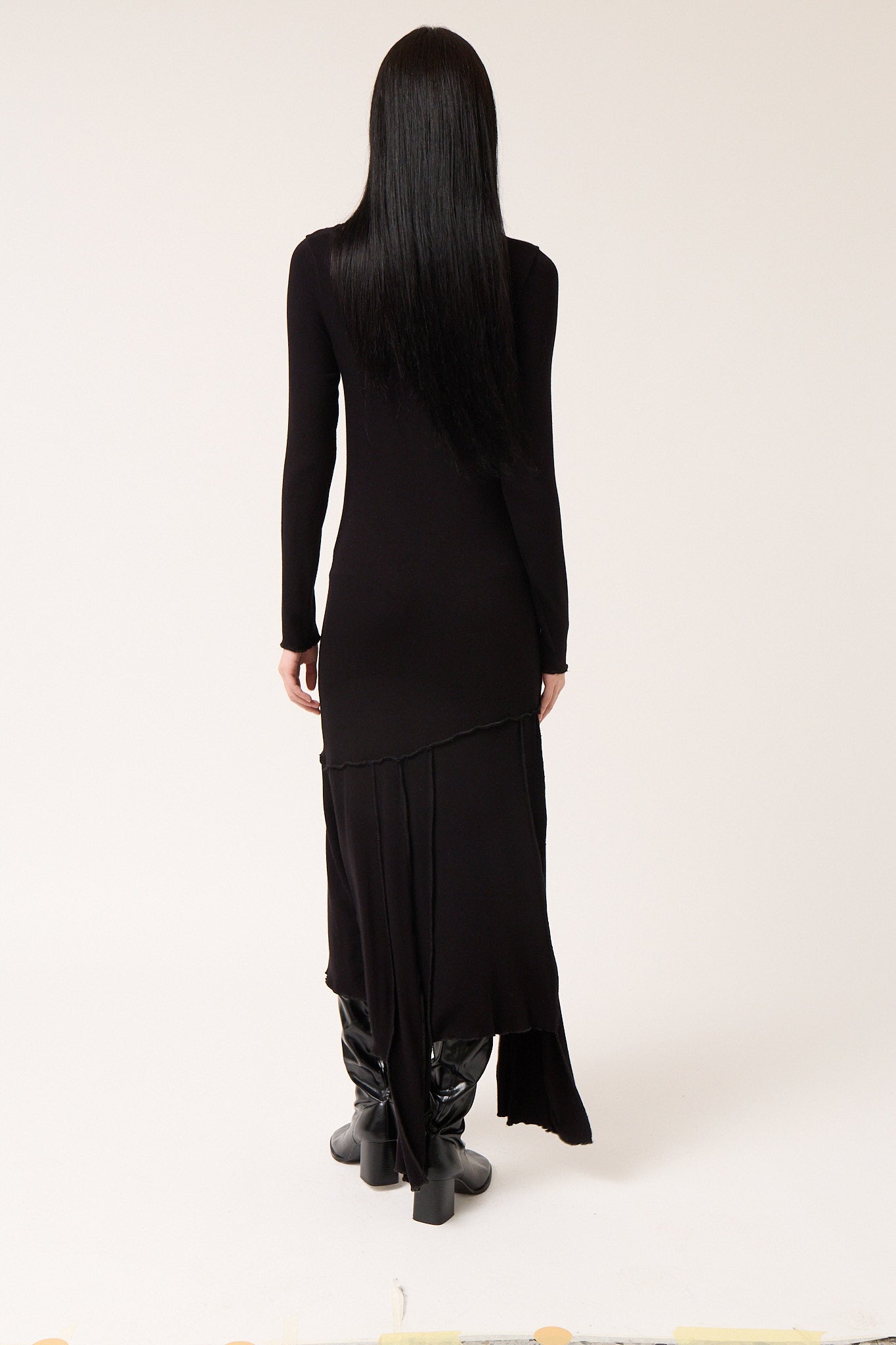 Asymmetric Knit Dress