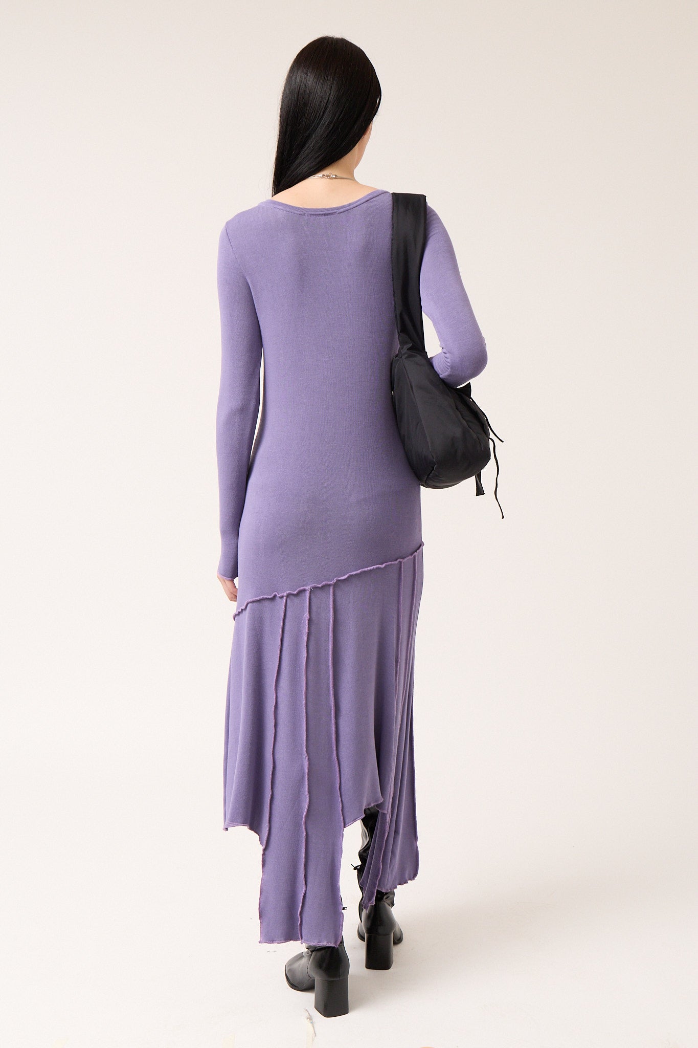 Asymmetric Knit Dress