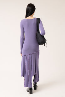 Asymmetric Knit Dress