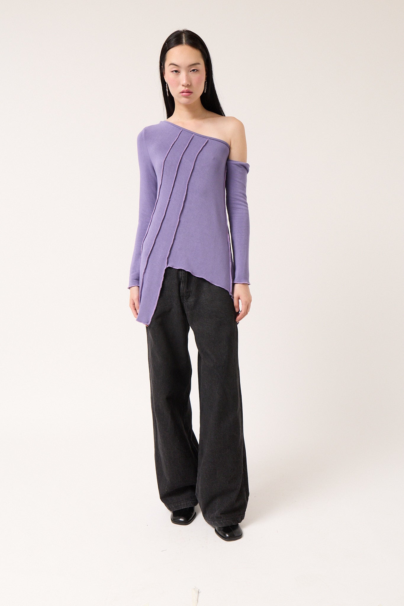 Asymmetric Knit Top
