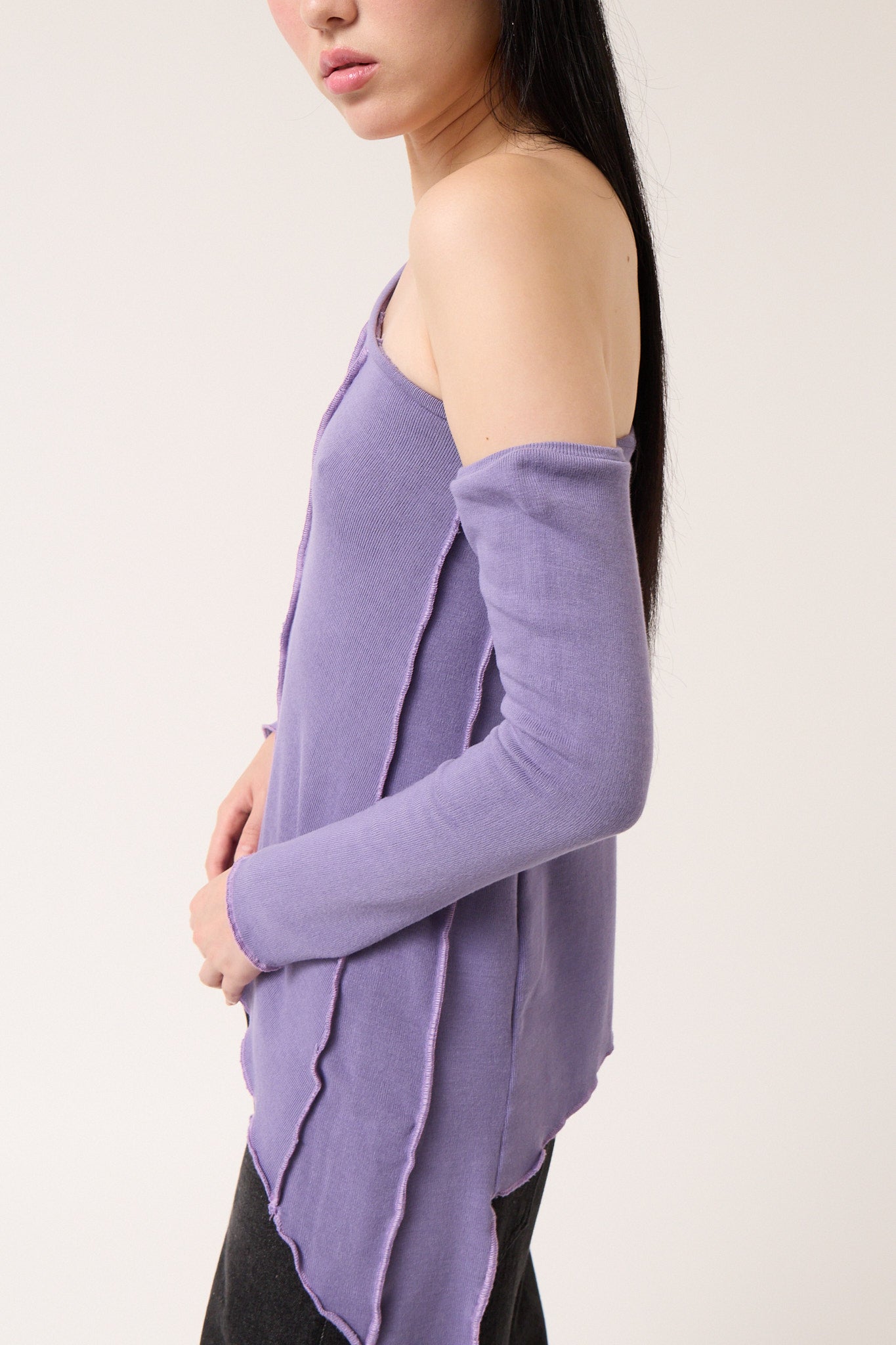 Asymmetric Knit Top