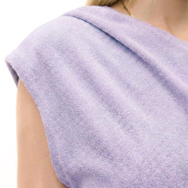 Asymmetrical Top - Towel - Lilac