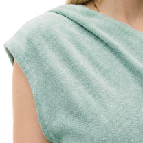 Asymmetrical Top - Towel - Green