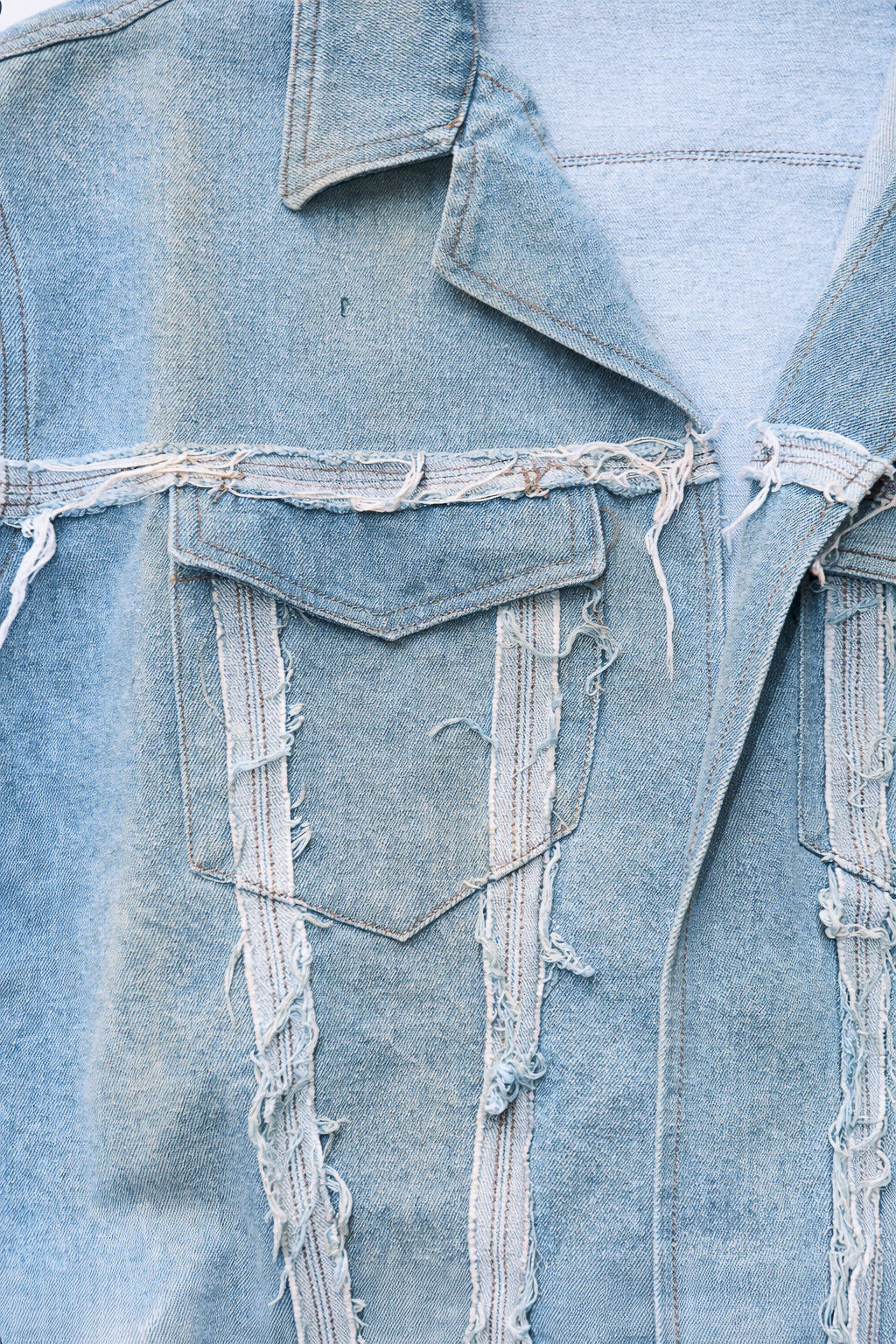 Trucker Jacket (External Swing Detail) - Blue Denim