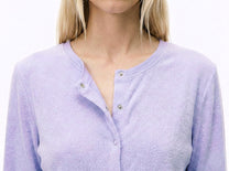 Minimal Cardigan - Towel - Lilac