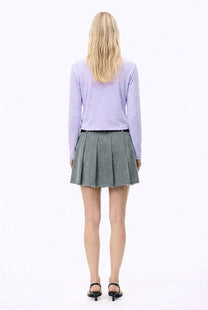 Minimal Cardigan - Towel - Lilac