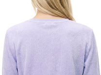 Minimal Cardigan - Towel - Lilac