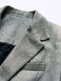 Blazer - Gray Denim