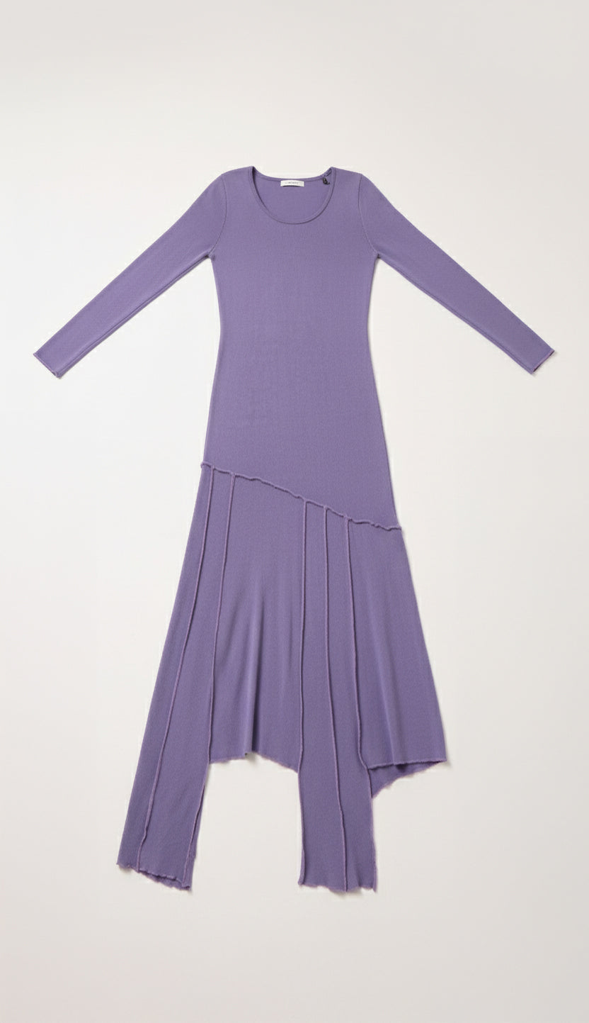 Asymmetric Knit Dress