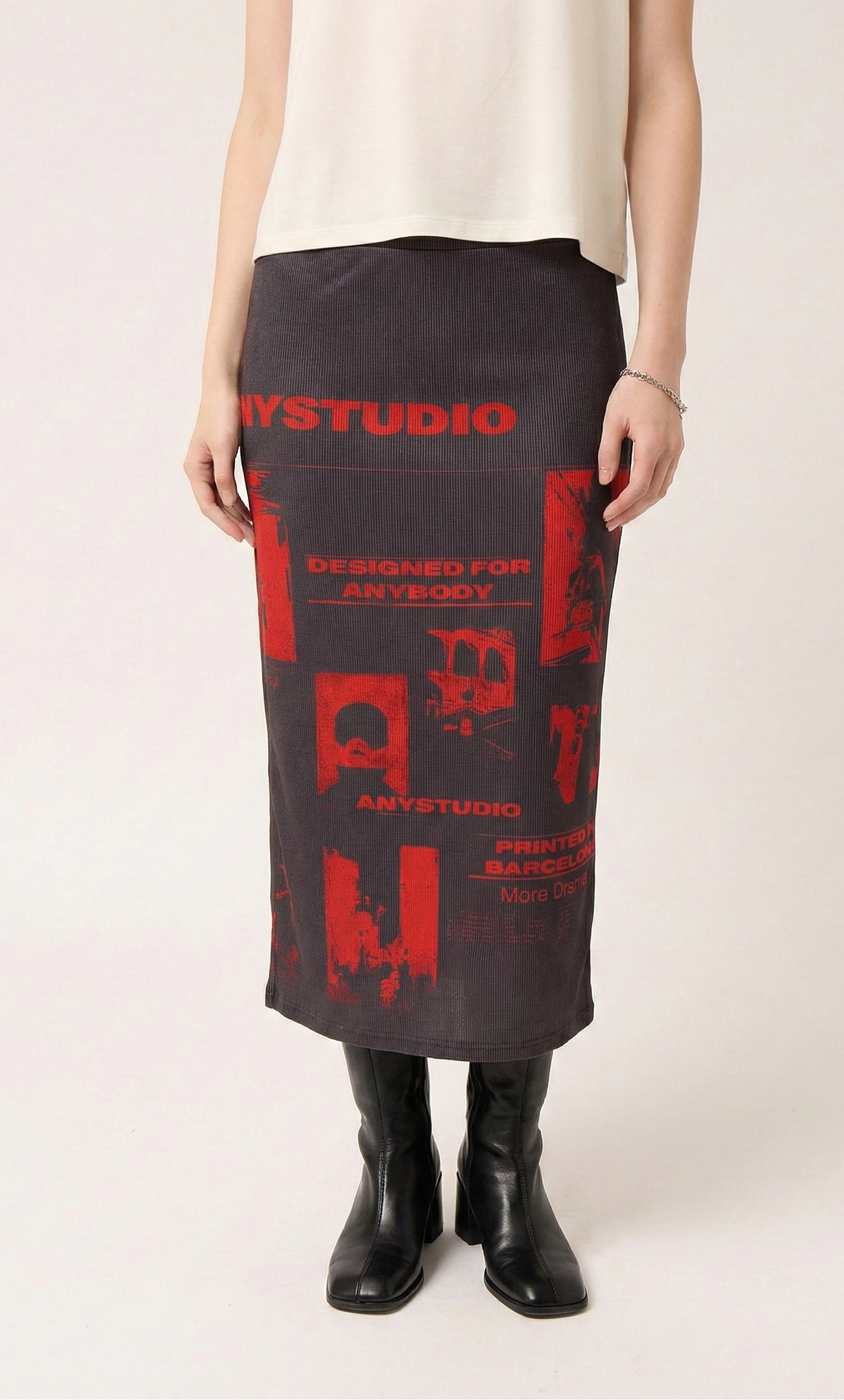 Screenprinted Modal Skirt