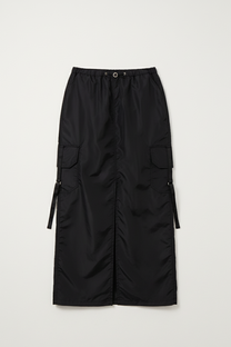 Nylon Cargo Skirt