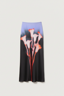Long Printed Skirt