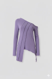 Asymmetric Knit Top