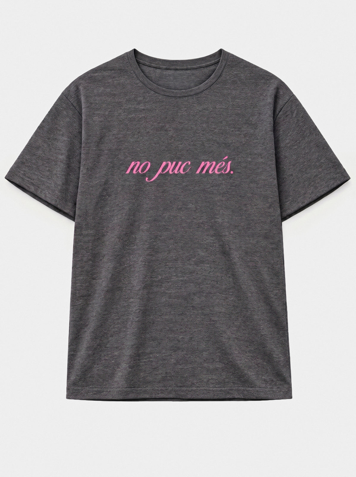 Short Sleeve T-shirt - No puc més Dark Grey