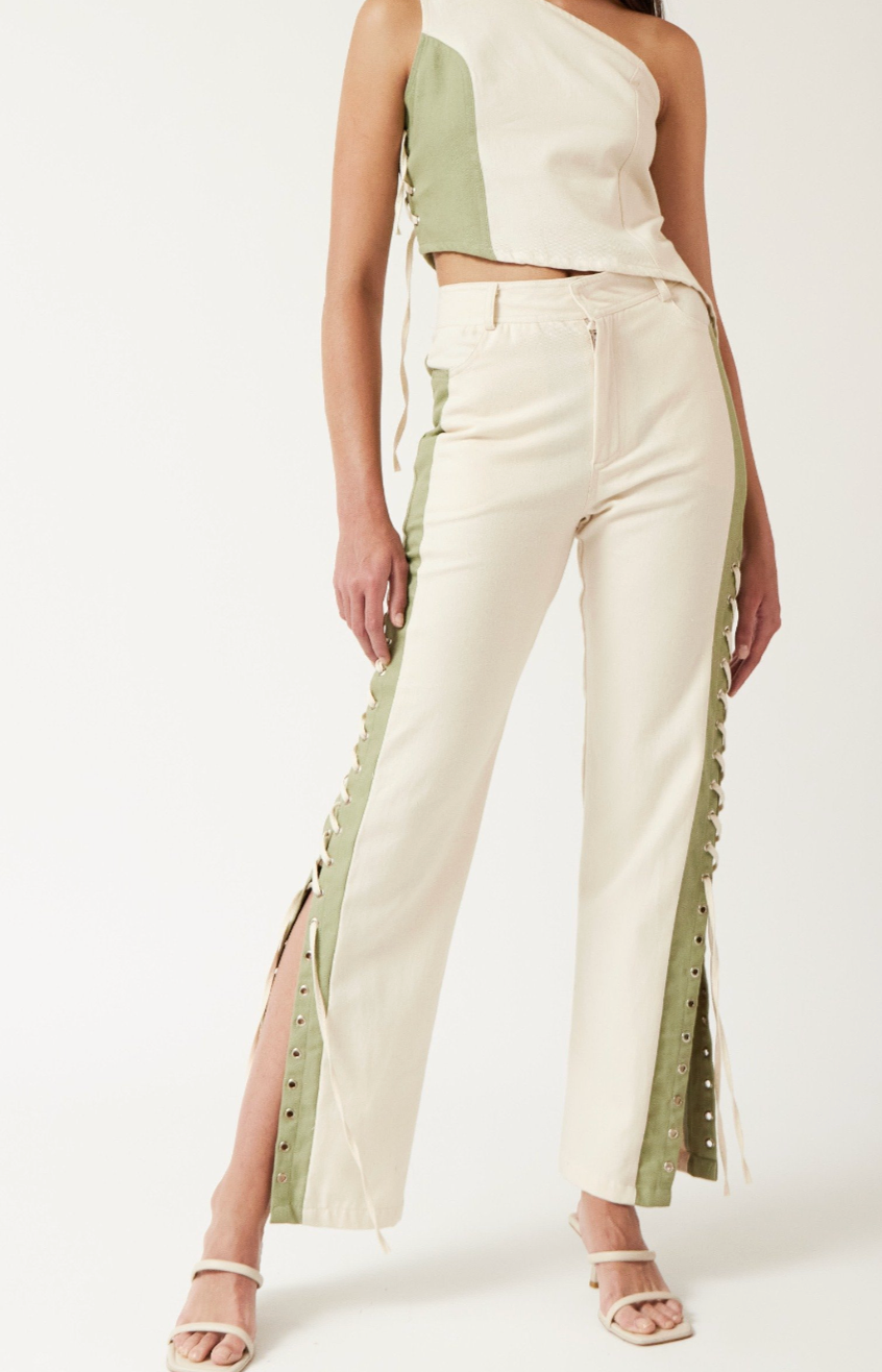 PANTALONES BICOLOR