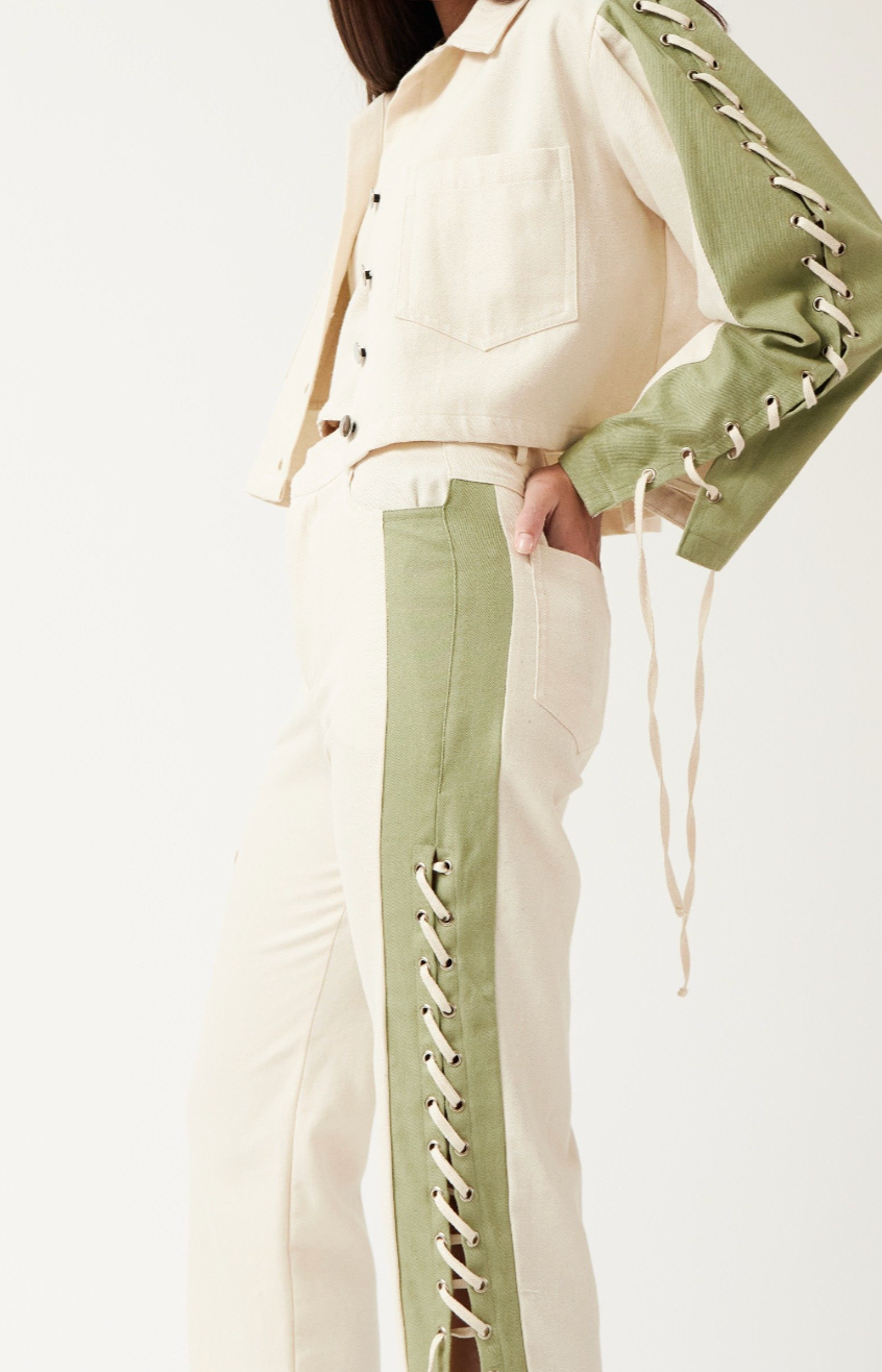 PANTALONES BICOLOR
