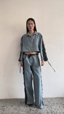 Denim Bicolor Jacket